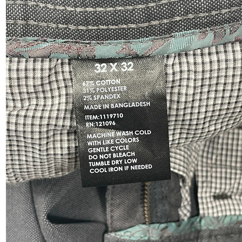 English Laundry Men's 32x32 Charcoal Stretch Denim Modern Straight‎ Premium Fit